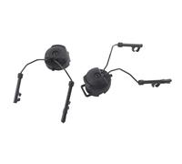 Adattatore per fascia per la testa per casco, adattatore ARC Rail con design girevole a 360, connettore Rail per cuffie antirumore, comfort e