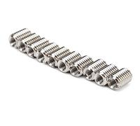 Adattatore per Filettatura M5 a M8 Inserto M5 Acciaio Inossidabile 303 in Acciaio Inossidabile 10 Pezzi Accessorio per Fissaggio in Acciaio Inossidabile con Dado di Riparazione