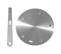 Adattatore per foglio di cottura a induzione: piastra di conversione pallida, diffusore di calore in acciaio inossidabile | Accessorio da cucina, disco simmetrico ecoenergico, design, appartenenza