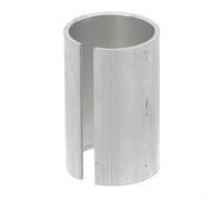 Adattatore per forcella da 28,6 mm a 25,4 mm, in alluminio, per applicazioni su biciclette da strada (45 mm)