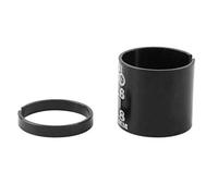 Adattatore per Forcella Forcella per Manubrio da 28,6 mm a 31,8 mm Adattatore di Estensione per Manubrio - Nero