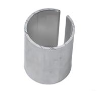 Adattatore per forcella in alluminio per attacco manubrio da 1 1/8 su 1 forcella sterzo da 28,6 mm a 25,4 mm, adatto per bici da strada non filettate (38 mm)