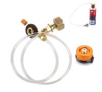 Adattatore Per Fornello da Campeggio, Adattatore Per Bombole di Gas, Valvola Fornello a Gas, Adatto Per Varie Attività All'Aria Aperta, Come I Campeggio, Barbecue, Cucina All'Aperto e Pic-Nic, 60 cm