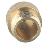 Adattatore per fornello da campeggio, design a pezzi, riduzione del rischio di perdite d'aria, materiale in lega di alluminio