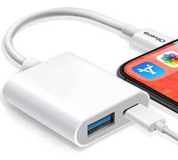 Adattatore per Fotocamera USB per Iphone Ipad, USB Presa OTG Compatibile Con Ip