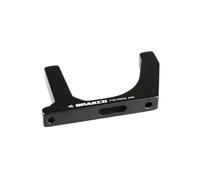 Adattatore per freno a disco anteriore con pinza su Telaio Brakco Post-Mount Flat Mount Nero
