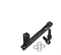 Adattatore per freno a disco anteriore e posteriore per bicicletta da 180 mm, compatibile con ROTOR Post Mount 74 mm forcella o telaio in lega di alluminio (nero)