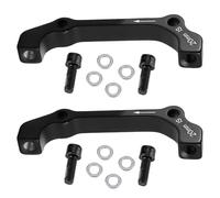 Adattatore per Freno a Disco Bici, F180/R160 Adattatore per Montaggio Pinza Freno a Disco Adattatore per Freno a Disco in Lega di Alluminio Supporto per Telaio Forcella Anteriore Posteriore (2 PCS)