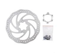 Adattatore per freno a disco da 160 mm a 6 fori, progettato per mozzi utilizzati su bici da strada MTB e scooter con distanza tra i bulloni di 44 mm (con adattatore e vite)