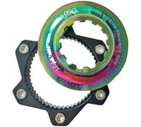 Adattatore per freno a disco da blocco centrale a 6 bulloni, progettato per applicazioni di mountain bike e bici da strada, asse 9 12 mm (DS01A - sette colori)