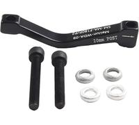 Adattatore per freno a disco in acciaio inossidabile per SRAM, pinza post mount da 20 mm a forcella PM, +20 mm per estensione delle dimensioni del rotore, nero processo professionale