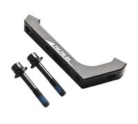 Adattatore per freno a disco in lega di alluminio per bici da strada, convertitore staffa pinza post mount (da FM a PM), distanza foro di montaggio 74 mm, compatibile (ruota posteriore da 160 mm)