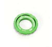 Adattatore per freno a disco mozzo bici leggero per blocco centrale per conversione ROTOR (verde)