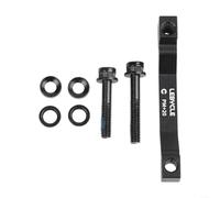 Adattatore per freno a disco per bici, per montaggio forcella da 160 mm, aggiornamento a 180/203 mm per ROTOR, costruzione in alluminio (F)