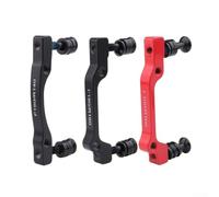 Adattatore per freno a disco per mountain bike e pendolari con supporto per conversione pilastro da A a B, rotori da 160 mm e 180 mm (160 nero)