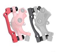 Adattatore per freno a disco per mountain bike e pendolari con supporto per conversione pilastro da A a B, rotori da 160 mm e 180 mm (140 nero)