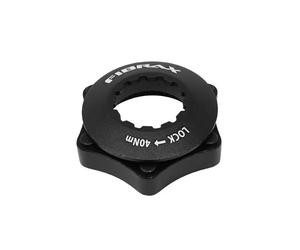 Adattatore per freno a disco trasforma il montaggio del disco in 6 fori per il bloccaggio dell'assale Fibrax Centerlock Noir
