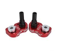 Adattatore per freno a V per bicicletta, estensione 22 mm per un posizionamento ottimale delle pastiglie dei freni (rosso)