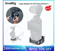 Adattatore per gabbia SmallRig Pocket 3 per DJI Osmo Pocket 3 con pattino freddo per bastoncini selfie, supporti per il collo Teste Pan-Tilt a sgancio rapido