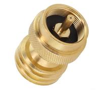 Adattatore per gas LP in ottone massiccio, bombola da 9,1 kg a 464,9 g