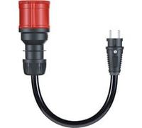 Adattatore per Gemini flex 22 kW, CEE rosso trifase 32A > presa domestica Nero