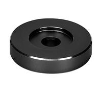 Adattatore per giradischi, Adattatore per giradischi da 45 giri/min. Foglio di conversione per fori grandi Vinili Adattatore per morsetto nero per la maggior parte dei dischi a (Black)