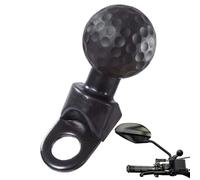 Adattatore per giunto sferico M10 - Supporto a sfera da 1 ″ B, post filettato | giunzione sovrastampata in TPU antiscivolo, sostituzione sicura dello specchio per moto, scooter e moto, base robusta