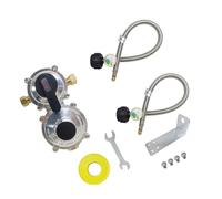 Adattatore per griglia, regolatore di pressione del gas, valvola di regolazione della griglia sicura, valvola a bassa pressione, adattatore di conversione per cucinare