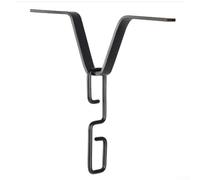 Adattatore per grondaia a catena antipioggia dal design efficiente con gancio regolabile, perfetta aggiunta al tuo allestimento esterno (nero)
