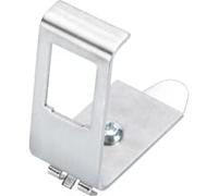 Adattatore per guida DIN per 1x modulo Keystone accaio