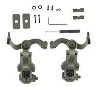 Adattatore per guida per casco con rotazione multi-angolo tattico per adattatore per montaggio su guida per casco veloce Ops Core ARC/Wendy