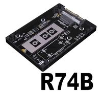 Adattatore Per Hard Drive R74B PCIe 4.0 M.2 NVMe A U.2 SFF8639