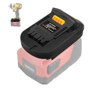 Adattatore per Hilti a per Dewalt 20 V, per batteria Hilti 22 V B22 convertire in per batteria Dewalt 20 V MAX DCB204 DCB206, funziona per DeWalt 20 Volt MAX trapano senza fili/avvitatore a