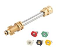 Adattatore per idropulitrice con attacco rapido da 1/4" e 5 ugelli, compatibile con Ryobi BM80721SB, PS141913, PS141955, Ry141600