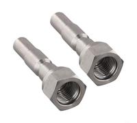 Adattatore per idropulitrice con filettatura da 1/4" per DN12 DN11, costruito in metallo per un uso affidabile e migliori prestazioni di pulizia in vari ambienti (filo interno)