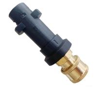 Adattatore per idropulitrice con filettatura M22 per Karcher K2-K7, attacco a sgancio rapido, connettore per tubo flessibile ad alta potenza, 1/4 di pollice (filettatura in plastica)