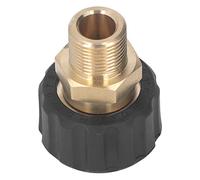 Adattatore per idropulitrice Connettore per tubo flessibile Parti di ricambio Accessori maschio G3/8 a femmina M22 15mm ad alta pressione 5000PSI ottone gomma corrosione pratico multifunzione