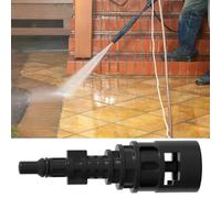 Adattatore per idropulitrice, convertitore per tubo flessibile ad alta pressione, accessori per tubi, spray d'acqua a montaggio rapido per giardino prato, raccordo a scollegamento rapido, punta spray