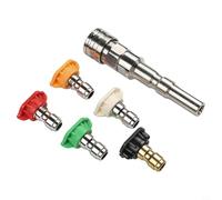 Adattatore per idropulitrice in acciaio inox da 1/4" per una pulizia efficiente, accoppiamento rapido compatibile con la maggior parte delle marche