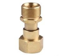Adattatore per idropulitrice M22 da 14 mm in ottone con giunto girevole ad alta pressione Raccordo per tubo flessibile rotante a 360 gradi Accoppiatore metrico M22 da maschio a femmina per la pulizia