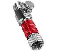 Adattatore per il controllo dell'aria a sgancio rapido per aerografo, regolatore NPT da 1/8" per verniciatura a spruzzo di precisione, valvola in linea in metallo per strumento di collegamento del