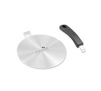 Adattatore per induzione, diffusore per induzione 20cm, manico staccabile disco adattatore per piano cottura, diffusore di calore per piano cottura a induzione per caffettiere e utensili da cucina