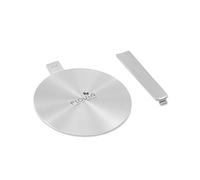 Adattatore per induzione, diffusore per induzione 24cm, manico staccabile disco adattatore per piano cottura, diffusore di calore per piano cottura a induzione per caffettiere e utensili da cucina
