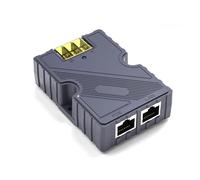 Adattatore per Iniettore Gigabit POE, Iniettore Power Over Ethernet Plus Gigabit 150 W 48-57 V 10/100/1000 Mbps con LAN per Satellite Internet Kit