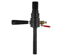 Adattatore per iniezione d'acqua in acciaio ad alto tenore di carbonio, 1-1/4-7 UNC a SDS Plus/Max, connettore per trapano elettrico (B)