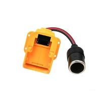 Adattatore per interfaccia batteria Dewalt da 18 V a 12 V, convertitore per uso automobilistico, compatibile con varie batterie al litio da 18 V che supportano l'uscita DC 5 V 13 V (giallo)