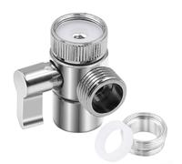 Adattatore per interruttore per lavello da cucina con valvola deviatrice per rubinetto splitter, in lega di zinco o plastica, connettore per rubinetti standard per impianti da bagno, facile