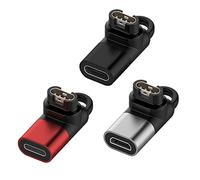 Adattatore per iPhone Lightning/Micro/per USB 3.0 tipo C a spina per Garmin Fenix 7X 6 X 5 instinct2 venu sq 2s vivoactive 4s Forerunner 245 645 935 945 945 caricatore di ricambio (set di 3 tipi)