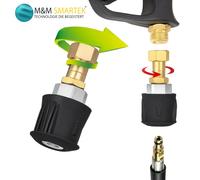 Adattatore per Kärcher Veloce Connect M22 IG Rapido Ottone 360° Girevole