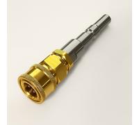 Adattatore per Kränzle D12 Su 3/8 " IG Rapido Acciaio Inox Ottone 250 BAR